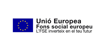 Logo Fon social europeu. Unió Europea